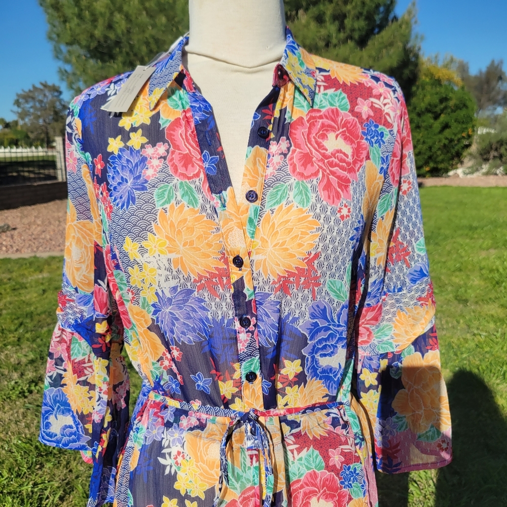 Cupio womens dress Size Medium or cover up - Picture 2 of 6